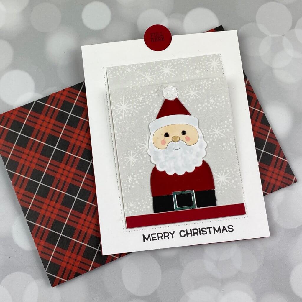 santa on a card