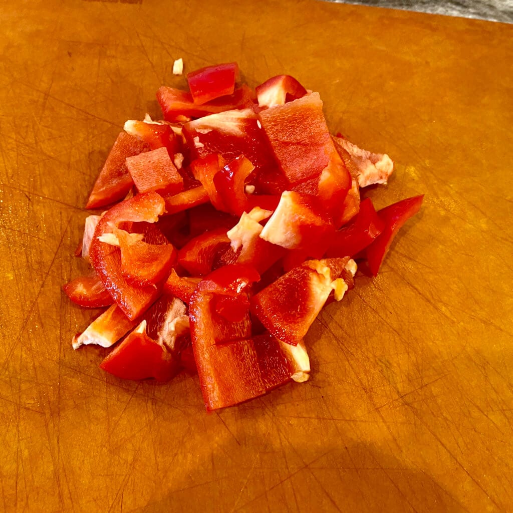 red pepper chopped