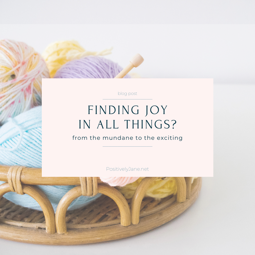 finding joy in all things - bowl of yarn